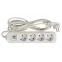 Удлинитель Эксперт 4 гнезда 2 метра 16А/3,5кВт с 2USB 2,1А ПВС 3х1