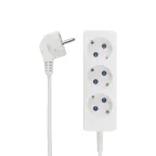 Удлинитель PROconnect 3 гнезда, 1.5 м, 3х0.75 мм, с/з, белый