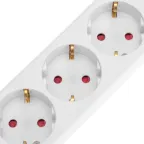 Удлинитель STANDARD 3 гнезда, 5 м, 3х1,0 мм2, с/з, с выключателем, 2 USB, белый