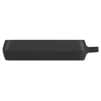 Колодка 3 розетки с зазeмлением черная KX-3e-B