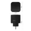 Разветвитель электрический SP-2-USB-B на 2 розетки + 2xUSB 2400mA, без заземл 10А (черный)