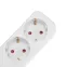 Удлинитель STANDARD 3 гнезда, 1,5 м, 3х1,0 мм2, с/з, с выключателем, 2 USB, белый