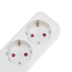Удлинитель STANDARD 3 гнезда, 1,5 м, 3х1,0 мм2, с/з, с выключателем, 2 USB, белый