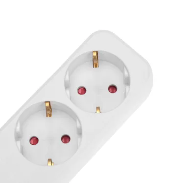 Удлинитель STANDARD 3 гнезда, 1,5 м, 3х1,0 мм2, с/з, с выключателем, 2 USB, белый
