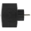 Разветвитель электрический SP-4-USB-B на 4 розетки + 2xUSB 2400mA, без заземл 10А (черный)