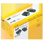 Контроллер с ПДУ радио RGB 3 канала 12В 4А 144Вт черный IEK