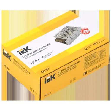 Драйвер LED ИПСН-PRO 40Вт 12 В блок - клеммы IP20 IEK