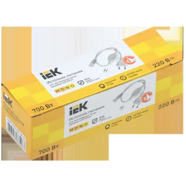 Драйвер LED ИПСН 700Вт 220В 12мм MONO IP65 IEK