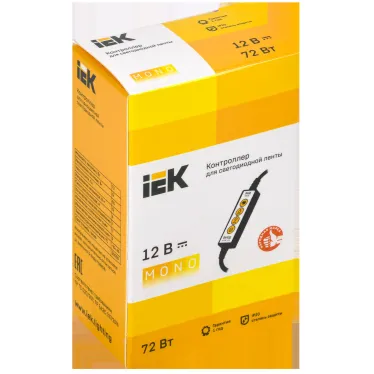 Контроллер без ПДУ К MONO 1 канал 12В 6А 72Вт IEK