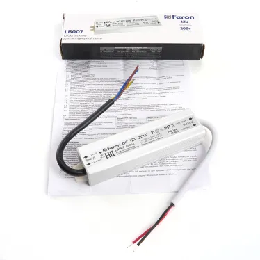 Драйвер светодиодный LED 20w 12v IP67