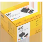 Контроллер с ПДУ радио (черный) RGB 3 канала 12В, 6А, 216Вт IEK