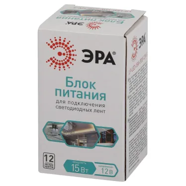 Блок питания для светодиодной ленты LP-LED 15W-IP20-12V-S ЭРА