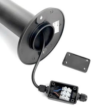 Светильник ДТУ-15w столб GX53 без лампы IP54 черный