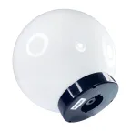 Светильник Шар ДТУ 300 Б СПЕЦСВЕТ 03-030-401 опал пмма IP65 (30Вт 6500К) / корпус Б145 черный ф60 ИУ Светильн