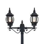 Светильник 8114 2х100W 230V E27 2х(160х160)х2300мм черный