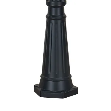Светильник 8114 2х100W 230V E27 2х(160х160)х2300мм черный