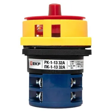 Переключатель кулачковый ПК-1-13 32А 3P 0-1 с блокировкой IP65 EKF PROxima