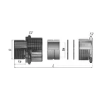 Ввод кабельный Ех ВКВ2-ЛС-K 1/2-14 1Ex db e II Gb X ГОФРОМАТИК