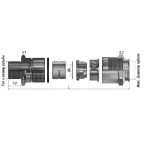 Ввод кабельный Ех ВКВБ1-НС-К2-45-51 1Ex db e II Gb X ГОФРОМАТИК
