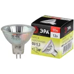                  Лампа накаливания галогенная GU5.3-MR16-50W-12V-CL (галоген, софит, 50Вт, нейтр, GU5.3) (10/200/6000)
               