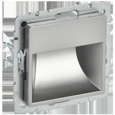 BRITE Подсветка LED встраиваемая ПЛ20-БрС сталь