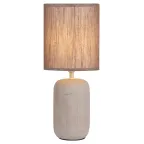 Настольная лампа Ramona 7039-501 х Е14 40 Вт керамика коричневая с абажуром