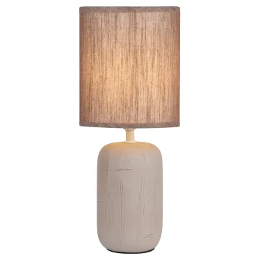 Настольная лампа Ramona 7039-501 х Е14 40 Вт керамика коричневая с абажуром