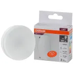                 Лампа светодиодная LED 10 Вт GX53 6500К 800Лм таблетка 220 В (замена 75Вт) OSRAM
               