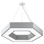                  Светильник LED Geometria Hexagon SPO-123-W-40K-045 45Вт 4000K 2500Лм IP40 600*80 белый подвесной драйвер внутри
               