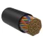 Витая пара U/UTP кат 5E 25х2х24AWG solid LDPE 305мчерный