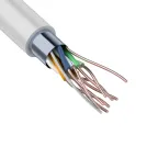                  Витая пара F/UTP CAT6 ZH нг(А)-HF 4PR 23AWG INDOOR серый 305м
               