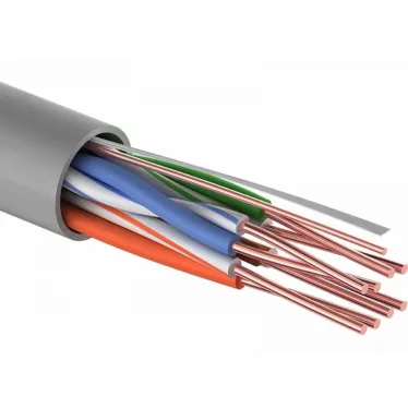Витая пара U/UTP PROconnect 4PR 24AWG CCA CAT5e PVC серый бухта 25м