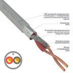                  Кабель огнестойкий КПСЭнг(А)-FRLSLTx 1x2x0,75 кв мм, 200м,
               