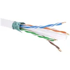                  Витая пара F/UTP 4 пары CAT 6 нг(А)-LSLTx белый катушка 305м
               