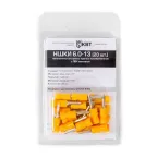                  Наконечник кабельный штыревой круглый изолированный НШКИ 6.0-13 (20 шт)
               