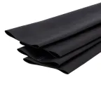                  Термоусаживаемая трубка двухстенная клеевая 38,1 19,05 мм черная (уп. 4 шт. по 1 м, REXANT
               