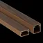 Канал кабельный 12х12 (тём. дерево) -Plast