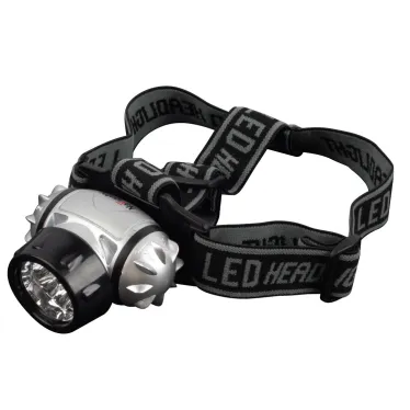 Фонарь светодиодный NPT-H04-3AAA 7LED налобный пластик
