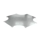 Крышка на ответвитель DPX Х-образный горизонтальный 100, в комплекте с крепежными элементами и соединительными пластинами, необходим