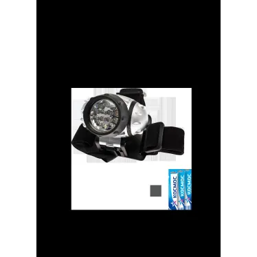 Фонарь налобный , 14 LED, 3 батарейки ААА, 130Lm,