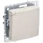 BRITE Розетка с заземлением с защитными шторками и крышкой 16А IP20 РСбш10-3-БрКр бежевый
