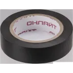 Изолента ОНЛАЙТ 71 674 OIT-B15-10/BL черная