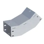 Угол 45 град. вертикальный внутренний 100x600 мм INOX EKF | vi45100600-INOX | EKF