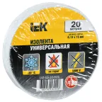                  Изолента ПВХ белая 15мм 20м
               
