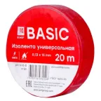                  Изолента класс В(общего применения) 0.13х15мм 20м красная Simple
               