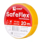                  Изолента ПВХ желтая 19мм 20м серии SafeFlex
               