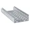 Лоток перфорированный металлический 80х400х2000-1,0мм (12м) INOX
