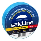 Изолента ПВХ синяя 19мм 25м Safeline