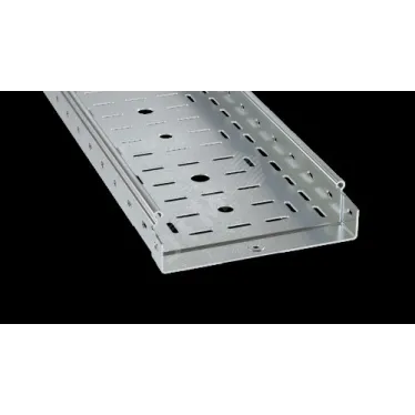 Лоток перфорированный 50x300х6000, 1,2 мм, цинк-ламельный