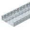Кабельный листовой лоток перфорированный 60x150x3000 горячий цинк